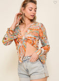 Boho Bell Sleeve Top