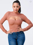 Cut Out long sleeve bodysuit