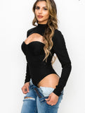 Cut Out long sleeve bodysuit