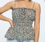 Floral smock top