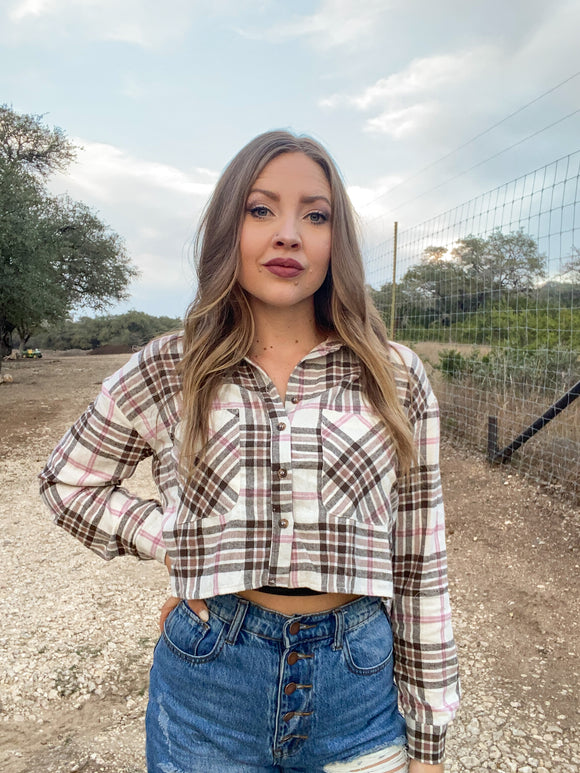 Cropped flannel